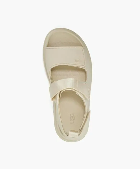 Dune London Flat Sandals Women Goldenglow Grey Double Strap Chunky Sandals Grey
