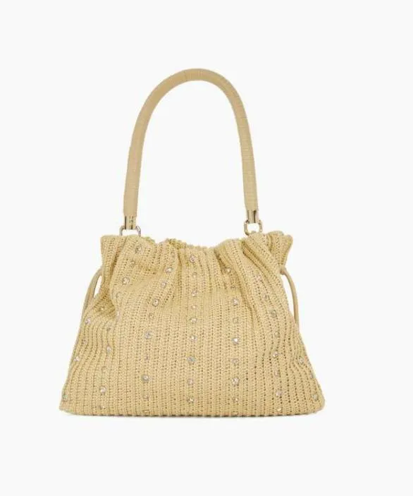 Dune London Shoulder Bags Women Primrose L Natural Leather Drawstring Bag Black
