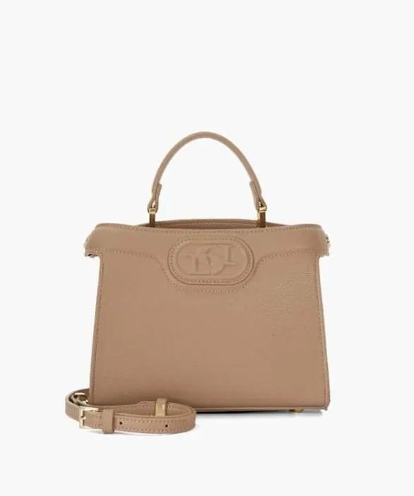 Dune London Tote Bags Women Daily Taupe Embossed Logo Tote Bag Brown