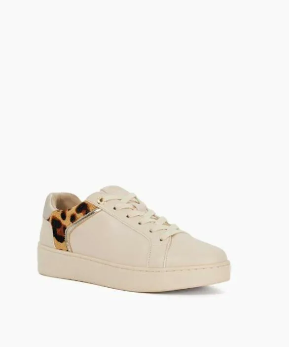 Dune London Trainers Women Elli Ecru Lace Up Chunky Flatform Trainers Neutral