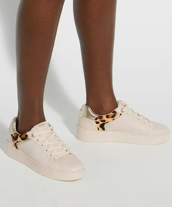Dune London Trainers Women Elli Ecru Lace Up Chunky Flatform Trainers Neutral