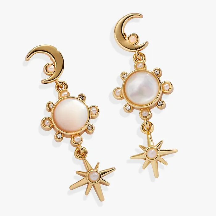 Earrings Women Alex And Ani Stargazer Drop Earrings Gold