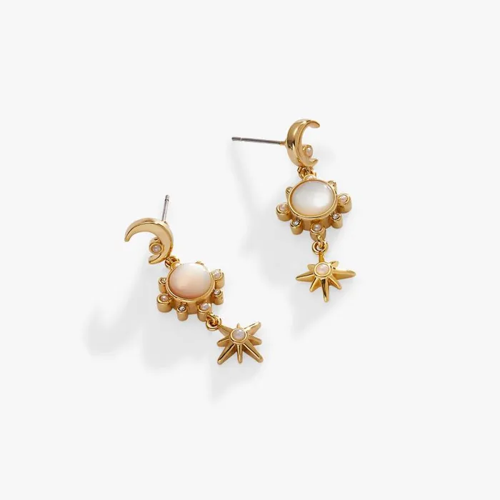 Earrings Women Alex And Ani Stargazer Drop Earrings Gold