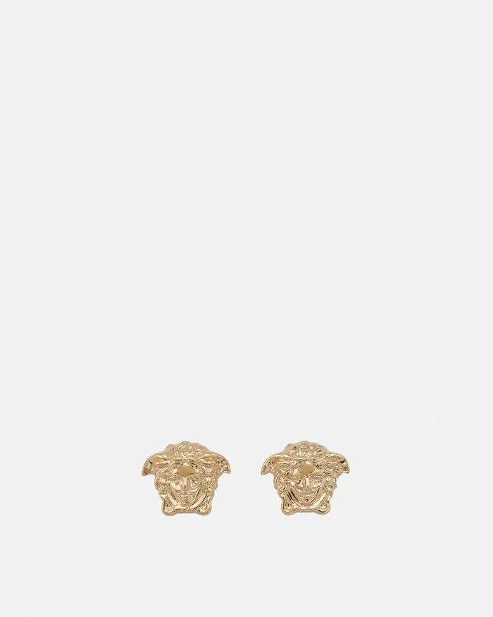 Earrings WomenMen Versace Medusa Head Earrings Gold