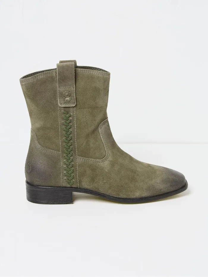 Fat Face Boots Adelaide Green Western Boots 8211 Women