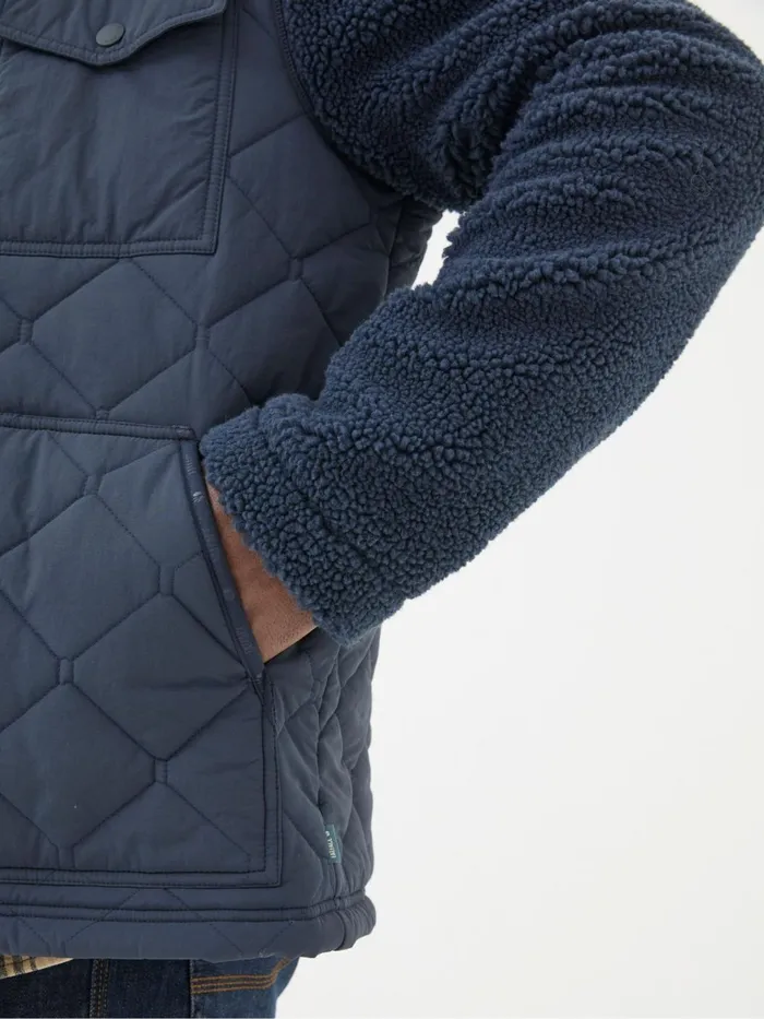 Fat Face Coats and Jackets Blue Navy Calgary Borg Jacket 8211 Men