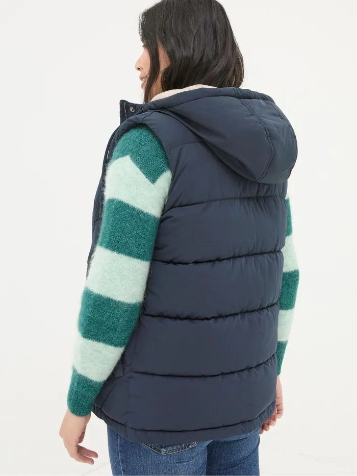 Fat Face Coats and Jackets Gem Navy Puffer Gilet 8211 Women