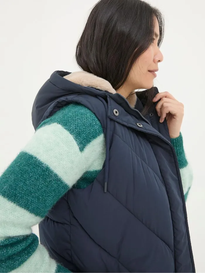 Fat Face Coats and Jackets Gem Navy Puffer Gilet 8211 Women