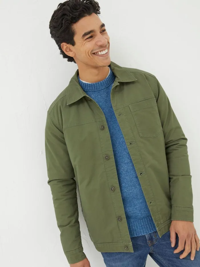 Fat Face Coats and Jackets Green Rutland Jacket 8211 Men