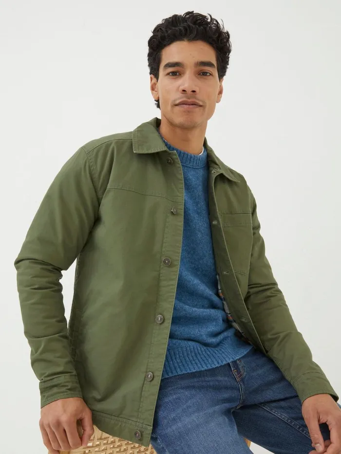 Fat Face Coats and Jackets Green Rutland Jacket 8211 Men