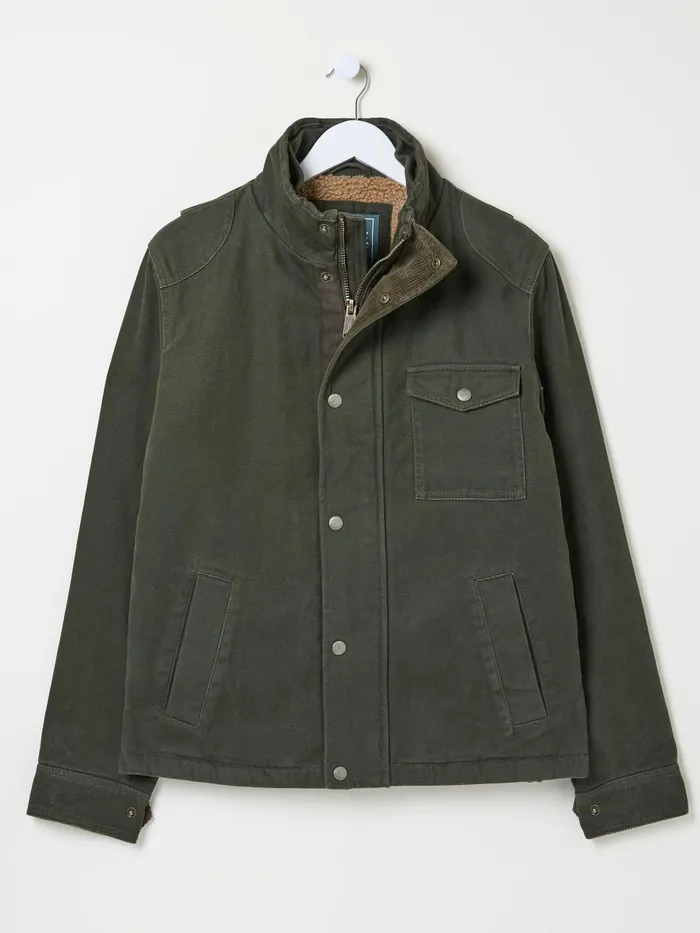 Fat Face Coats and Jackets Wardley Green Canvas Jacket 8211 Men