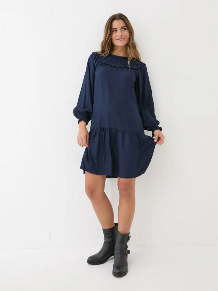Fat Face Dresses Dark Navy Mika Jacquard Dress 8211 Women Fat Face Dresses Dark Navy Mika Jacquard Dress 8211 Women