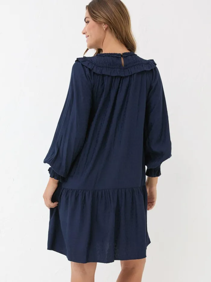 Fat Face Dresses Dark Navy Mika Jacquard Dress 8211 Women Fat Face Dresses Dark Navy Mika Jacquard Dress 8211 Women