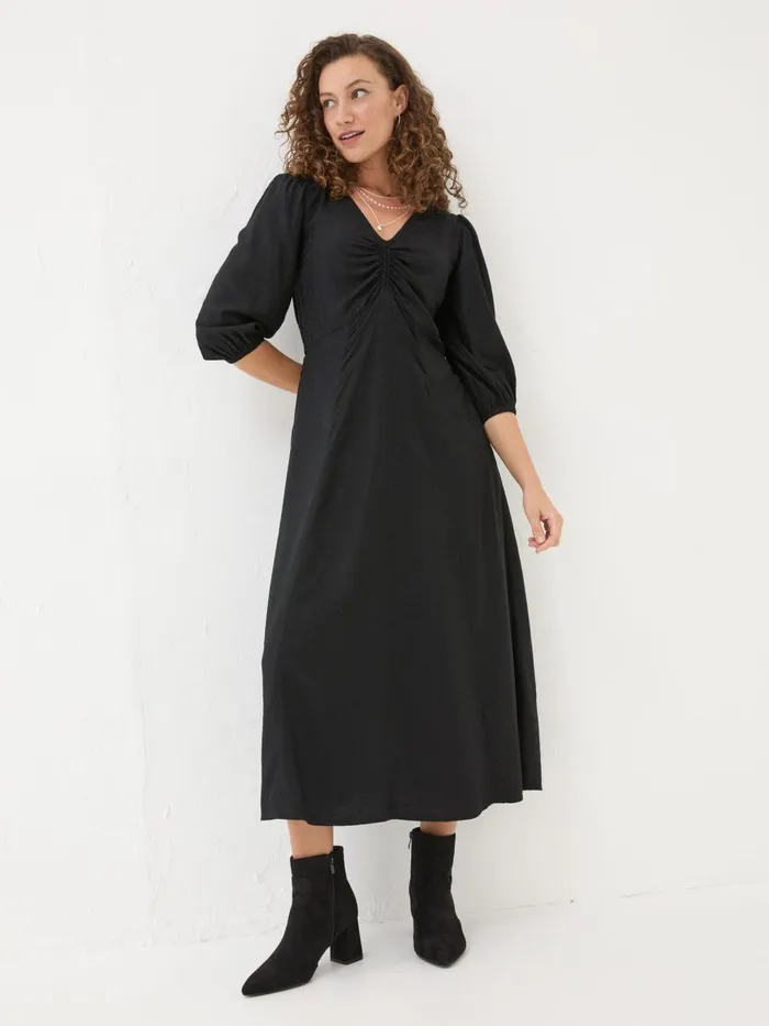 Fat Face Dresses Libby Black Midi Dress 8211 Women