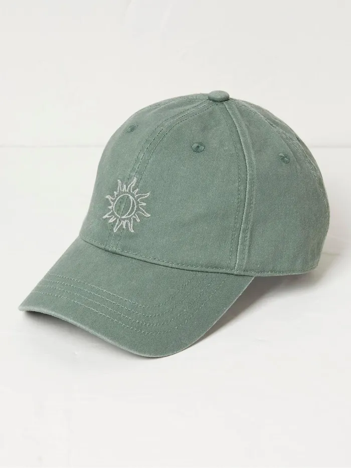 Fat Face Hats Embroidered Sun Cap Green Embroidered Sun Cap 8211 Women