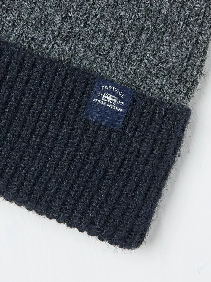 Fat Face Hats Navy Leo Beanie 8211 Men