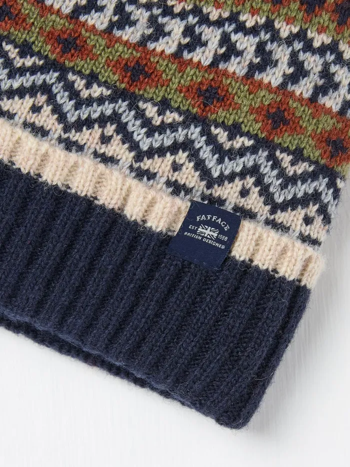 Fat Face Hats Navy Whistler Beanie 8211 Men