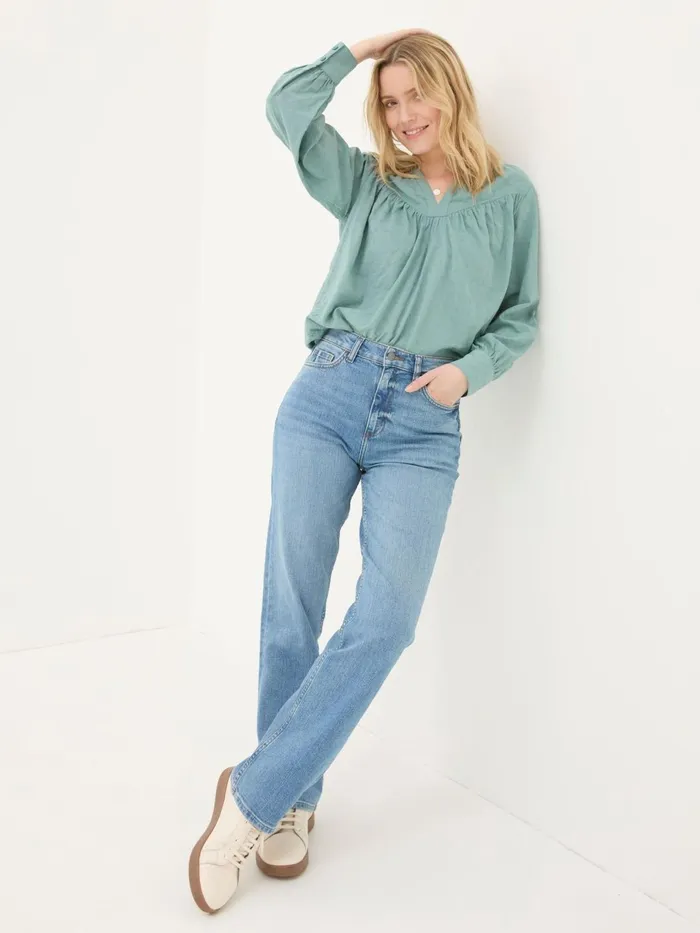 Fat Face Jeans Carmel Light Vintage Blue Comfort Stretch Straight Jeans 8211 Women Fat Face Jeans Carmel Light Vintage Blue Comfort Stretch Straight Jeans 8211 Women