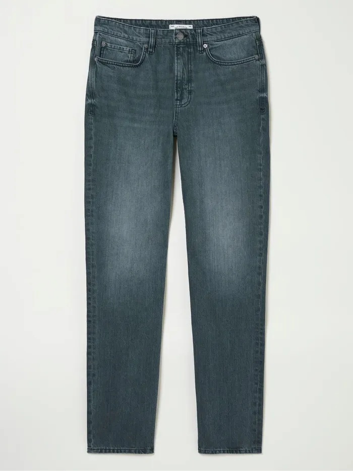 Fat Face Jeans Dark Teal Blue Straight Fit Jeans 8211 Men
