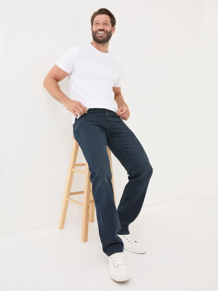 Fat Face Jeans Denim Dark Blue Straight Fit Jeans 8211 Men