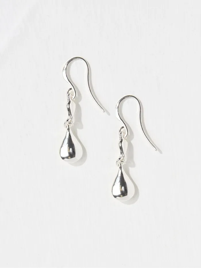 Fat Face Jewellery Silver Abstract Drop Earrings 8211 Women