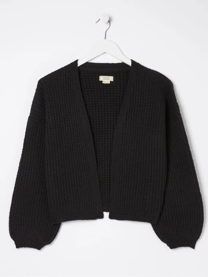 Fat Face Knitwear Anna Black Cardigan 8211 Women
