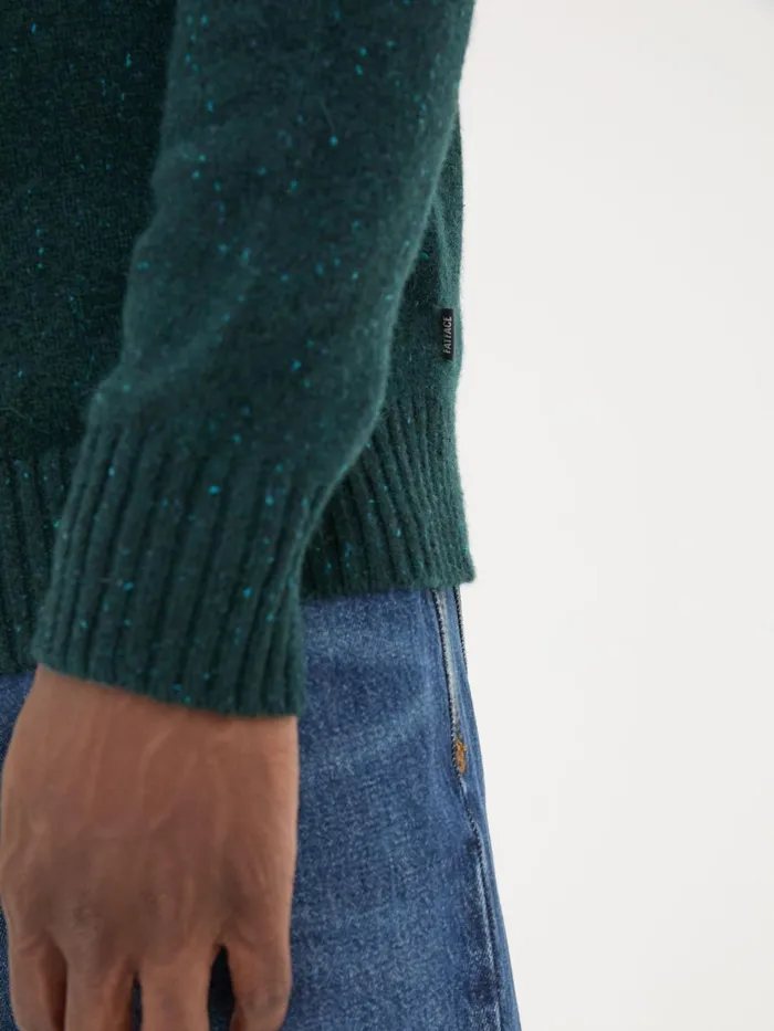 Fat Face Knitwear Dark Green Lambswool Half Neck Jumper 8211 Men