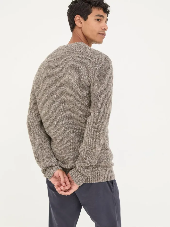 Fat Face Knitwear Hove Natural Crew Neck Jumper 8211 Men