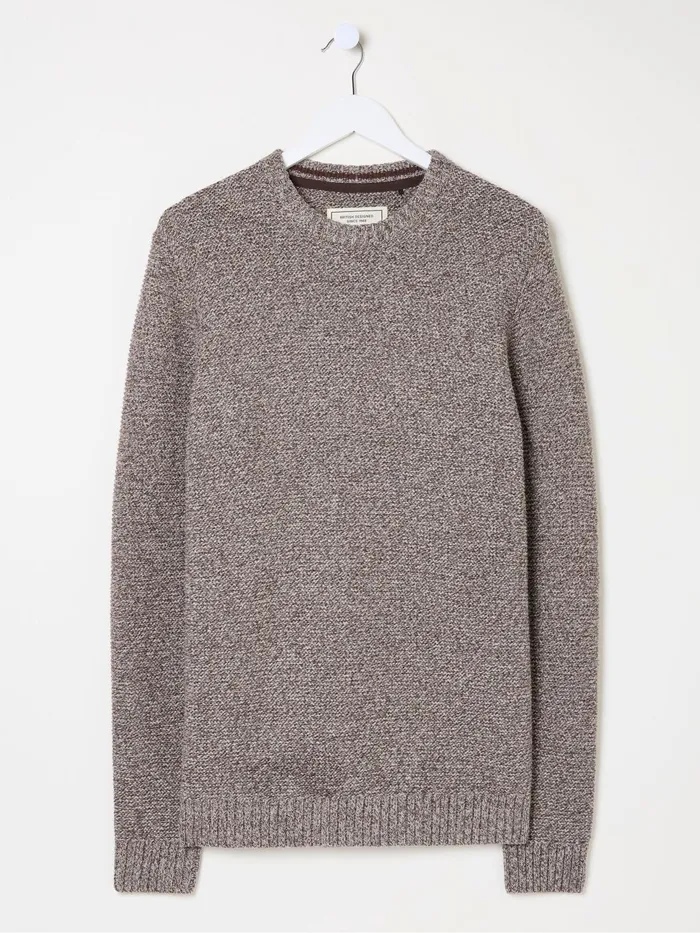 Fat Face Knitwear Hove Natural Crew Neck Jumper 8211 Men
