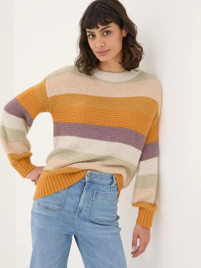 Fat Face Knitwear Multi Equinox Stripe Jumper 8211 Women