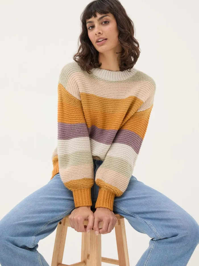 Fat Face Knitwear Multi Equinox Stripe Jumper 8211 Women