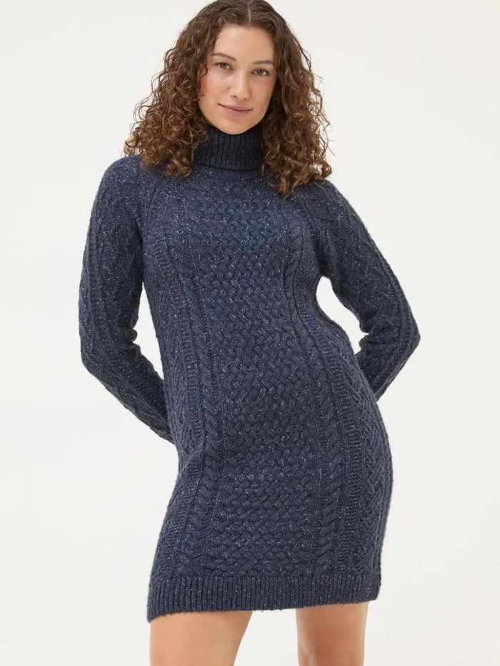 Fat Face Knitwear Navy Alicia Knit Dress 8211 Women