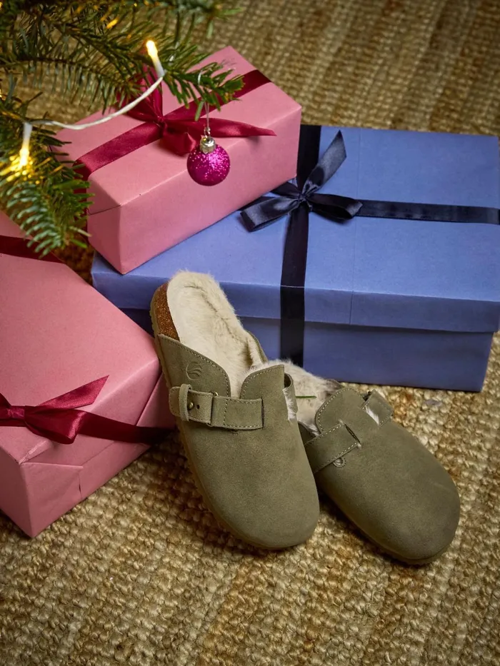 Fat Face Pyjamas and Nightwear Elsie Khaki Green House Shoes 8211 Women