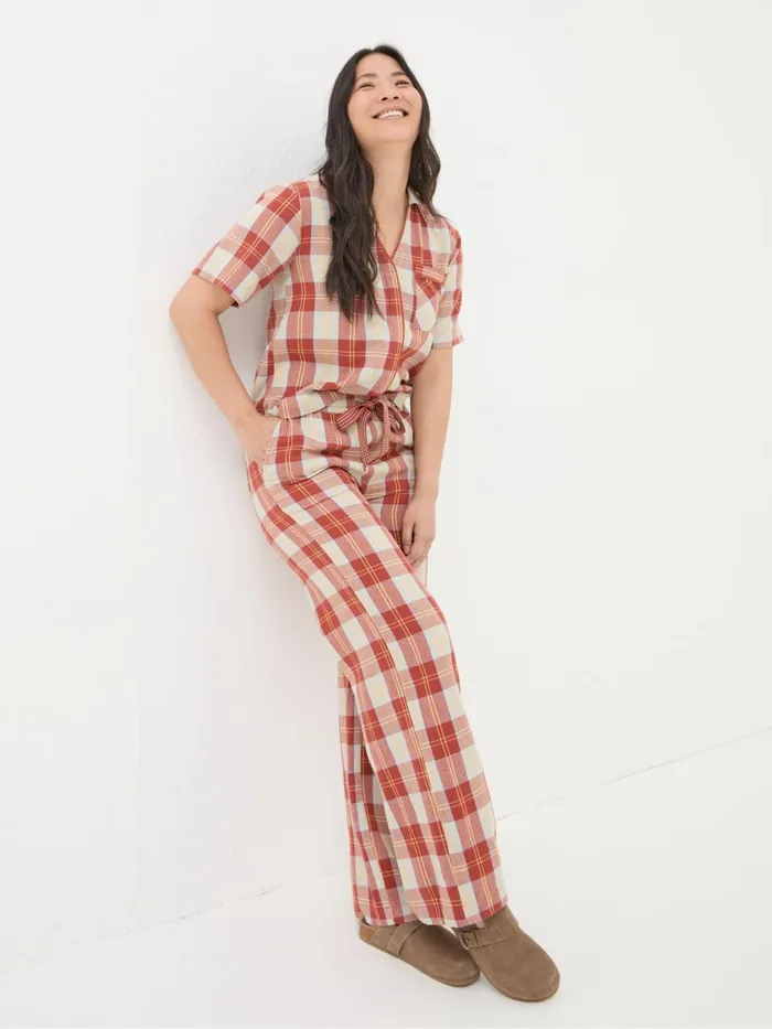 Fat Face Pyjamas and Nightwear Lola Red Multi Check Pyjama Bottoms 8211 Women Fat Face Pyjamas and Nightwear Lola Red Multi Check Pyjama Bottoms 8211 Women