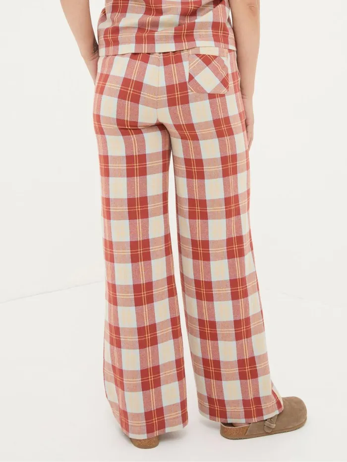 Fat Face Pyjamas and Nightwear Lola Red Multi Check Pyjama Bottoms 8211 Women
