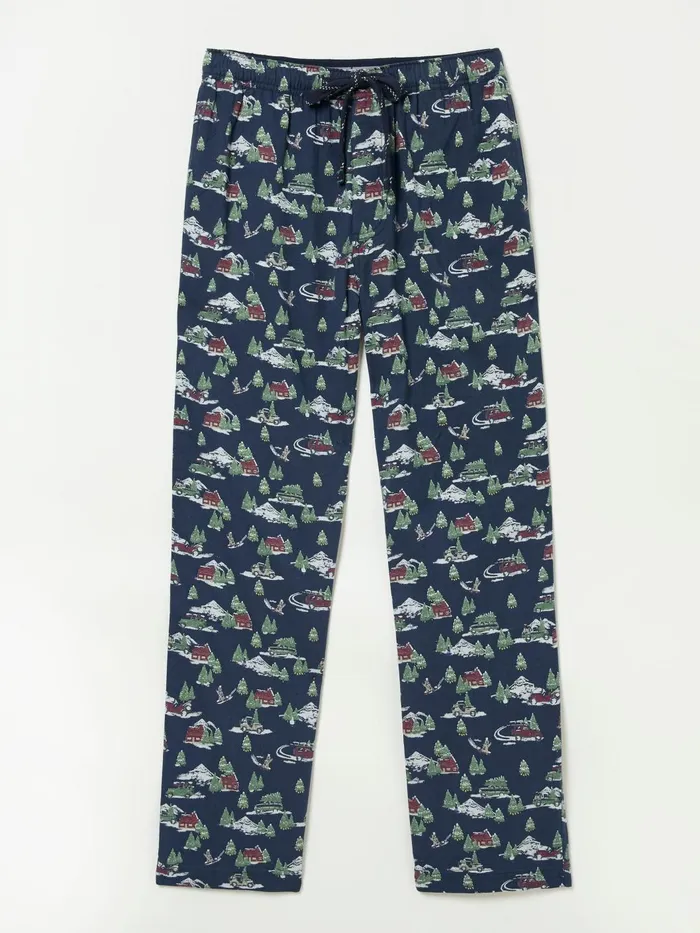Fat Face Pyjamas and Nightwear Navy Blue Jeep Print Pyjamas 8211 Men
