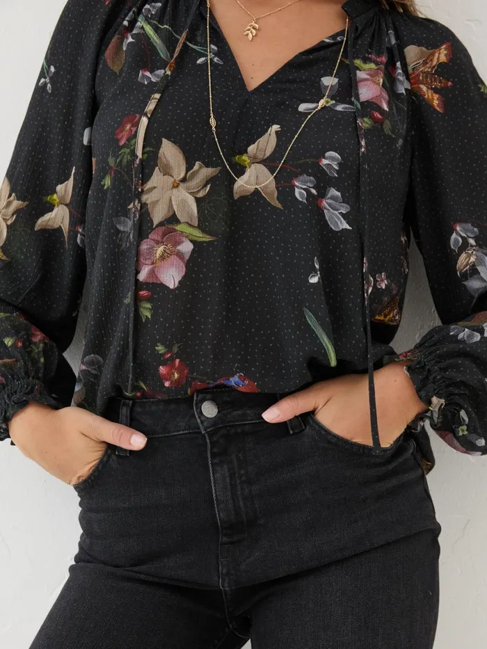 Fat Face Shirts and Blouses Black Lil Moonlit Blouse 8211 Women Fat Face Shirts and Blouses Black Lil Moonlit Blouse 8211 Women