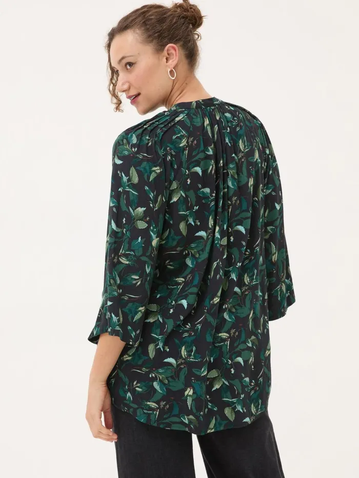 Fat Face Shirts and Blouses Black Tia Button Longline Blouse 8211 Women Fat Face Shirts and Blouses Black Tia Button Longline Blouse 8211 Women