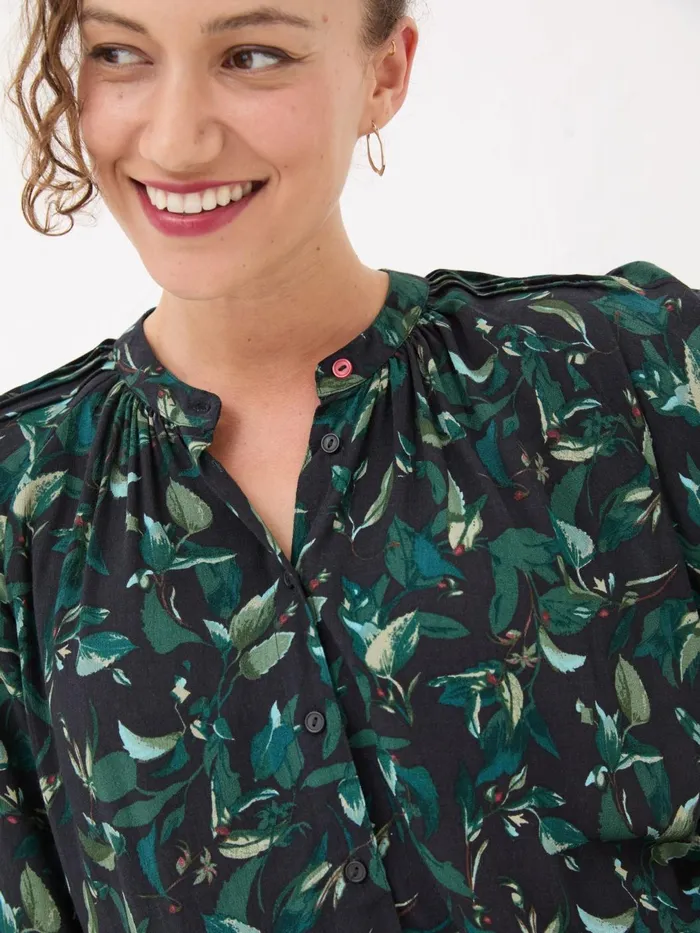 Fat Face Shirts and Blouses Black Tia Button Longline Blouse 8211 Women Fat Face Shirts and Blouses Black Tia Button Longline Blouse 8211 Women