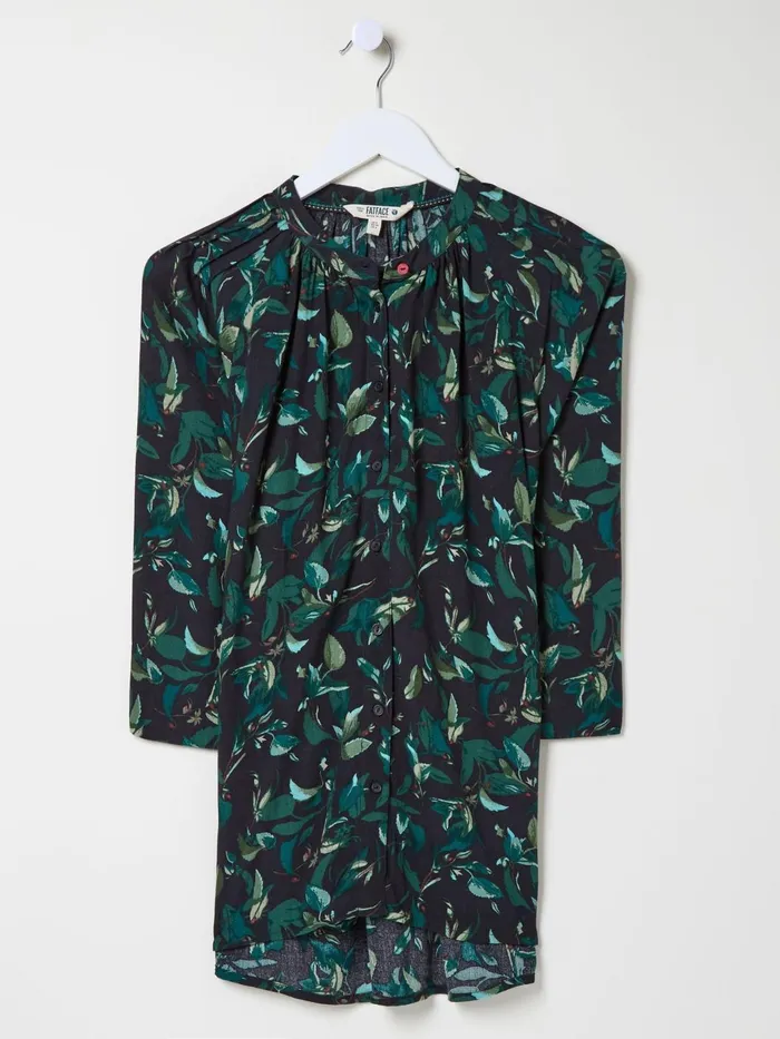 Fat Face Shirts and Blouses Black Tia Button Longline Blouse 8211 Women Fat Face Shirts and Blouses Black Tia Button Longline Blouse 8211 Women