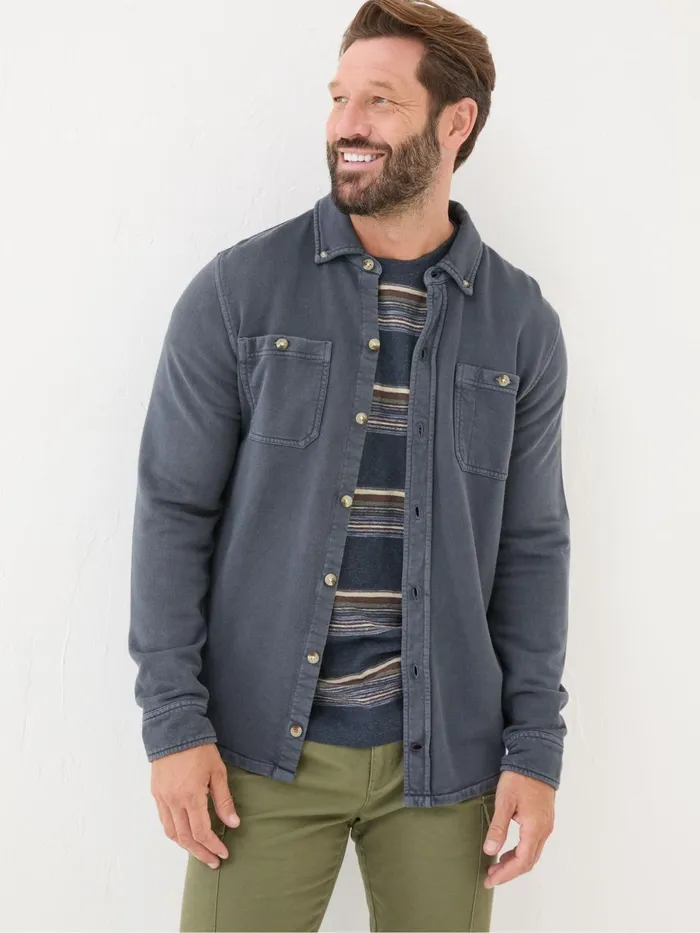 Fat Face Shirts Petworth Blue Cotton Shirt 8211 Men