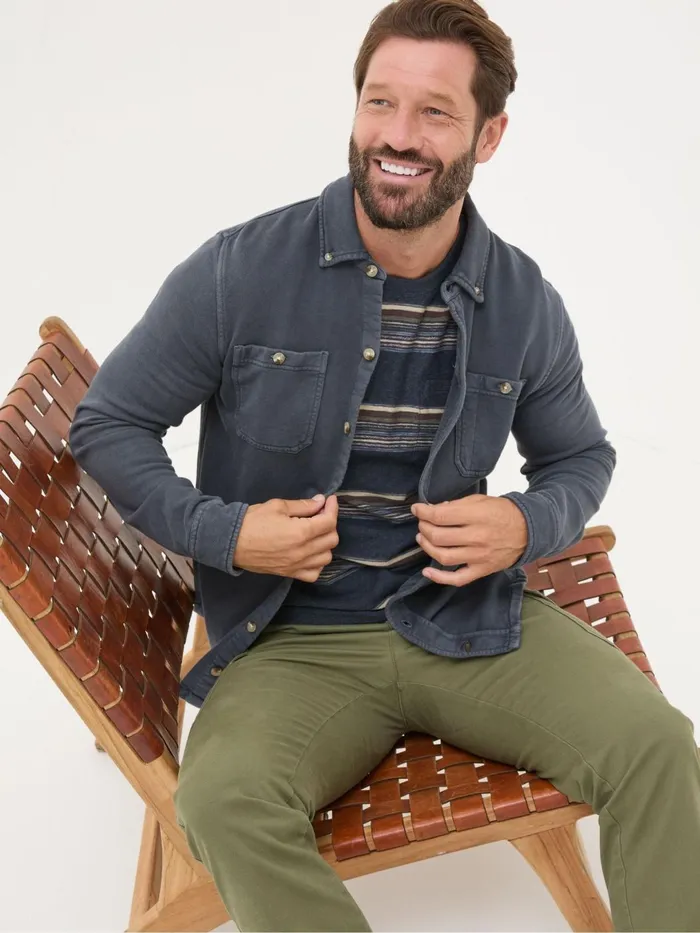 Fat Face Shirts Petworth Blue Cotton Shirt 8211 Men