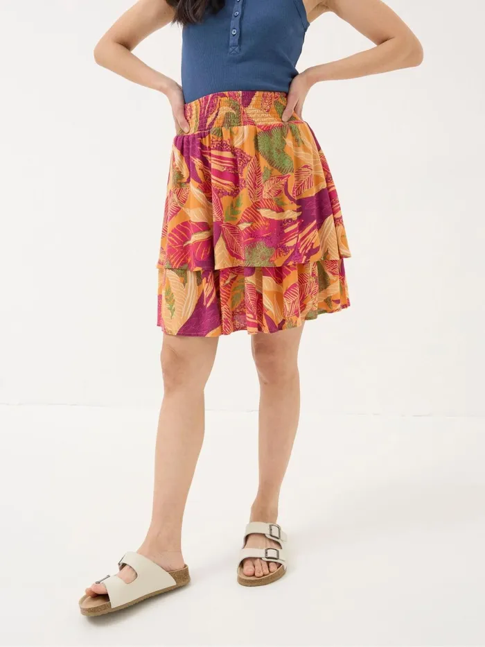 Fat Face Skirts Ali Orange Tropical Floral Skirt 8211 Women