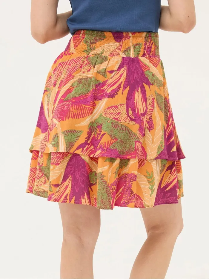 Fat Face Skirts Ali Orange Tropical Floral Skirt 8211 Women