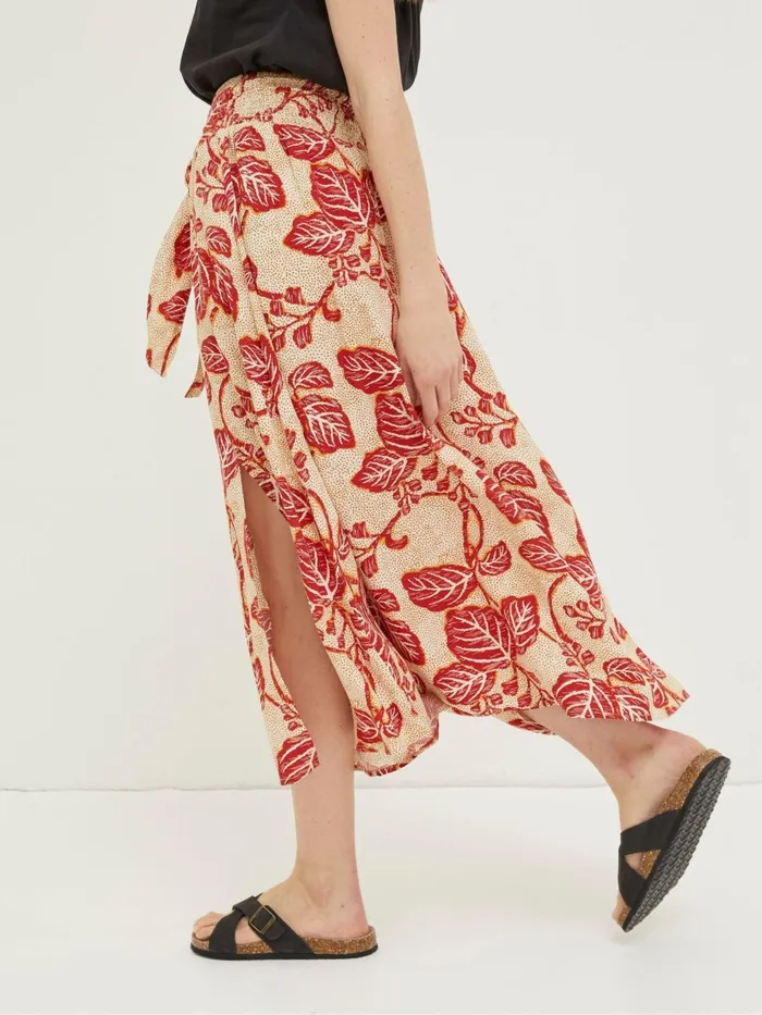Fat Face Skirts Cream Sascha Vine Floral Midi Skirt 8211 Women