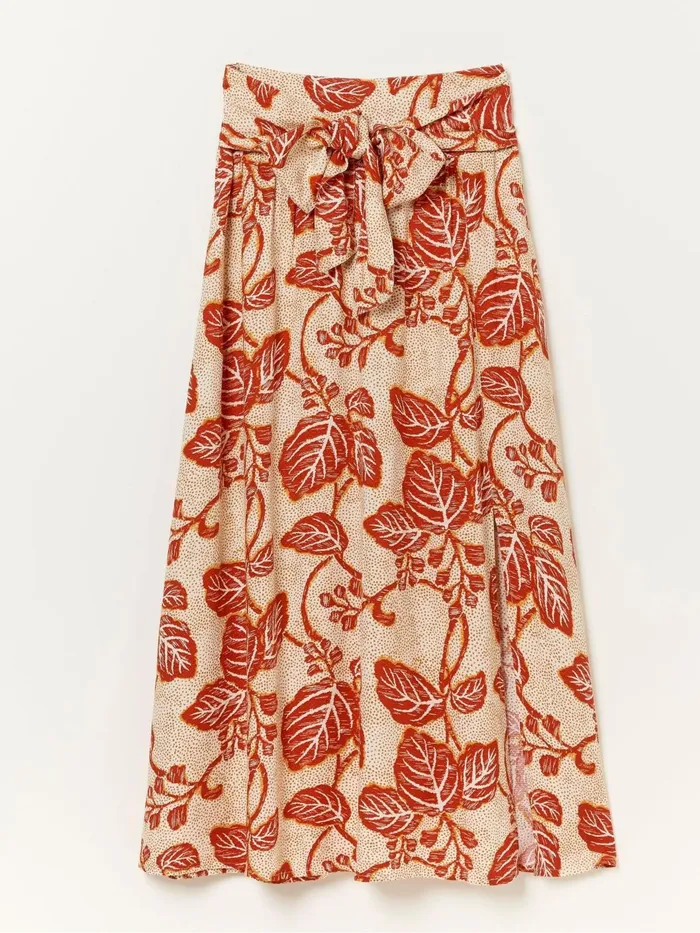 Fat Face Skirts Cream Sascha Vine Floral Midi Skirt 8211 Women