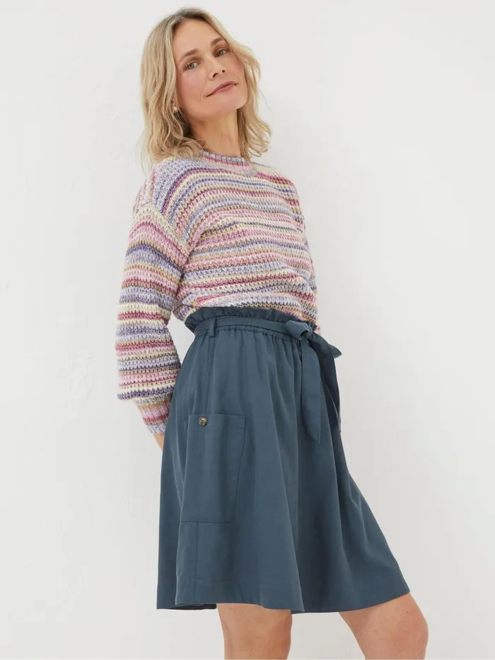 Fat Face Skirts Nicole Grey Utility Skirt 8211 Women