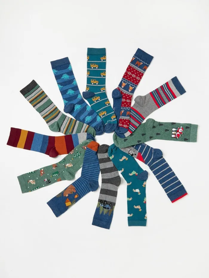 Fat Face Socks Multicolour 12 Days Of Socks 8211 Men