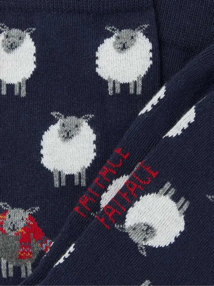 Fat Face Socks Navy Sheep Socks 1 Pack 8211 Men Fat Face Socks Navy Sheep Socks 1 Pack 8211 Men