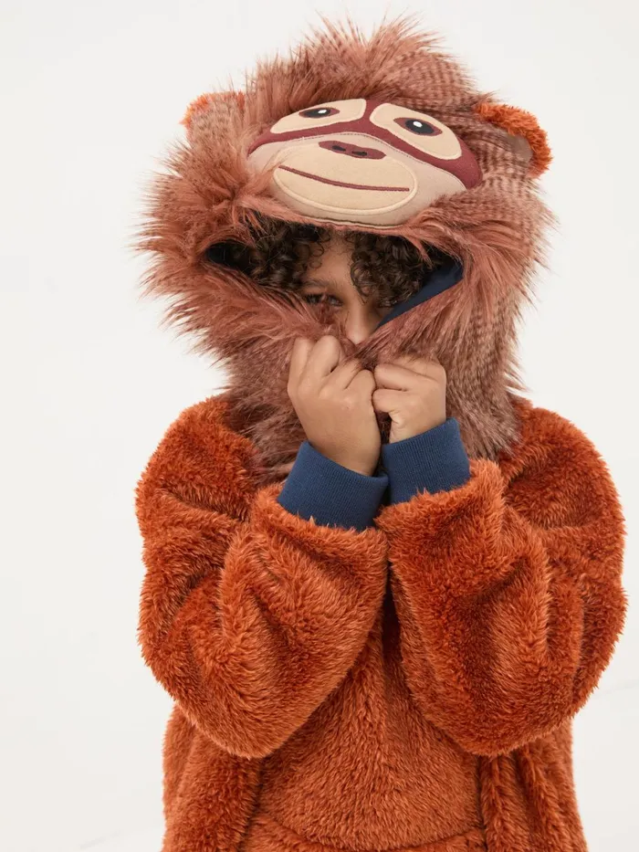 Fat Face Sweatshirts and Hoodies Chestnut Brown Oversized Orangutan Hoodie 8211 Kids Fat Face Sweatshirts and Hoodies Chestnut Brown Oversized Orangutan Hoodie 8211 Kids
